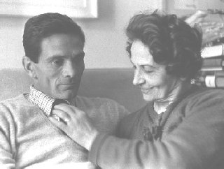 Pasolini con la madre Susanna Colussi